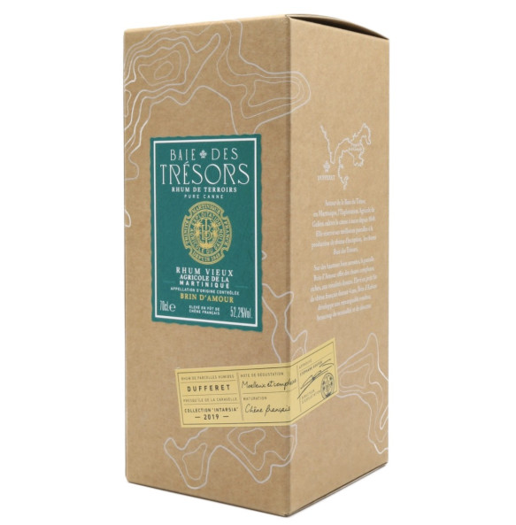 BAIE DES TRÉSORS Brin D´Amour RUM AGRICOLE 52,2% 0,70L GIFT