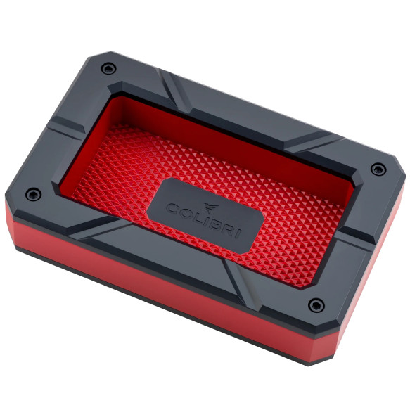 Popolník  na cigary COLIBRI RALLY Black+Red