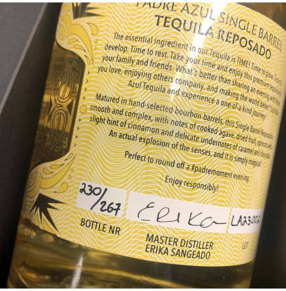 Padre Azul Tequila Reposado Single Barrel 40%, 700ml darčekový box
