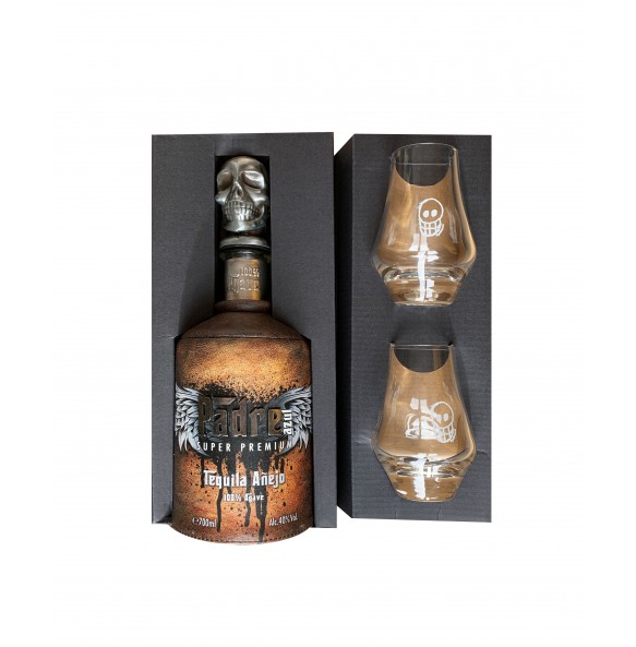 Padre Azul Tequila  Anejo set 40%, 700ml